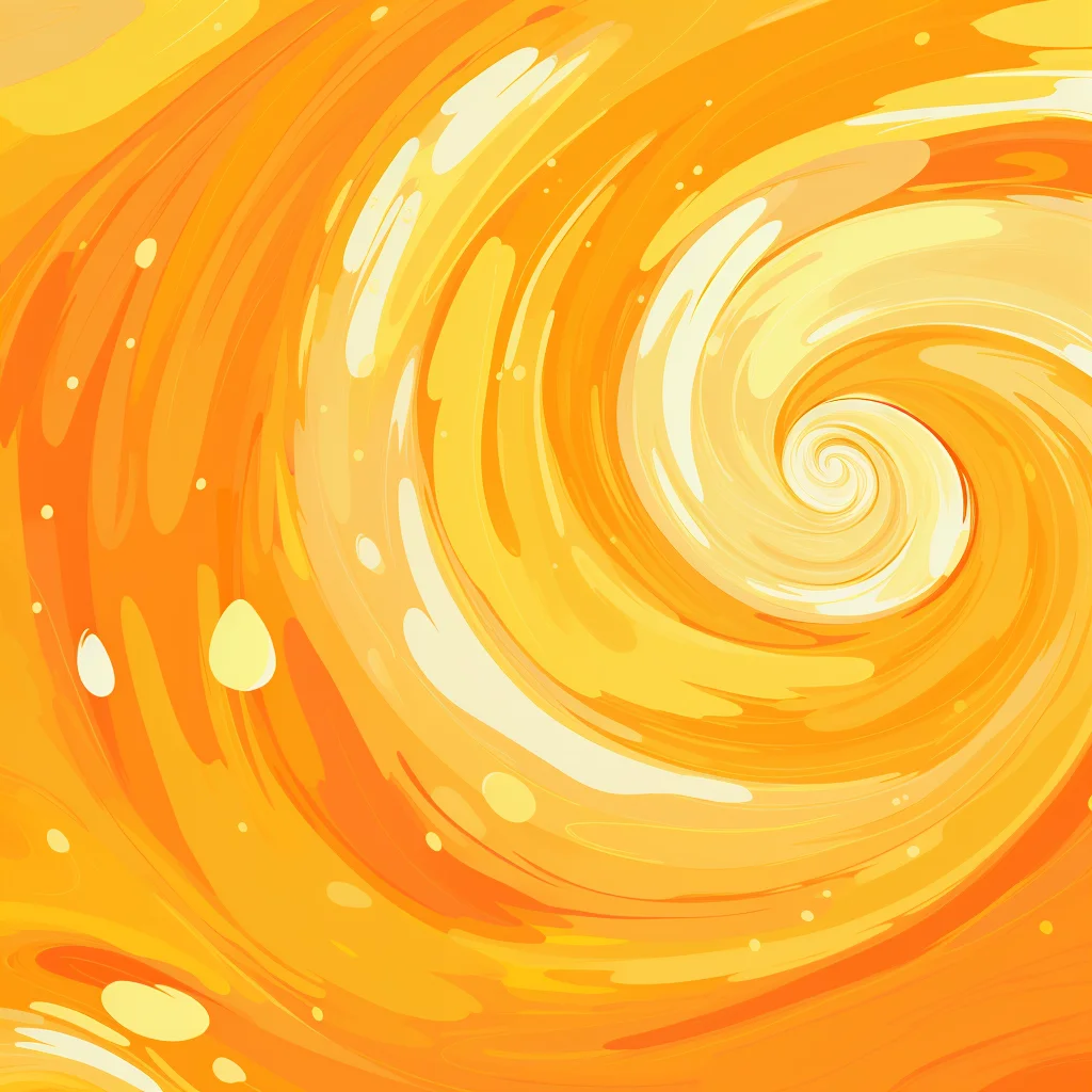 orange yellow swirl abstract wallpaper background painting vector