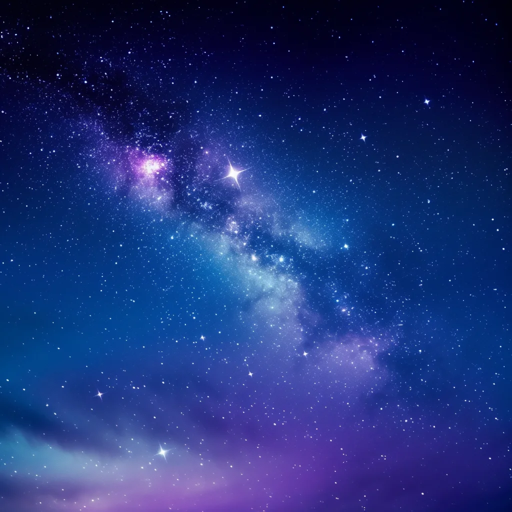 starry sky galaxy star night blue azure dark space national photography