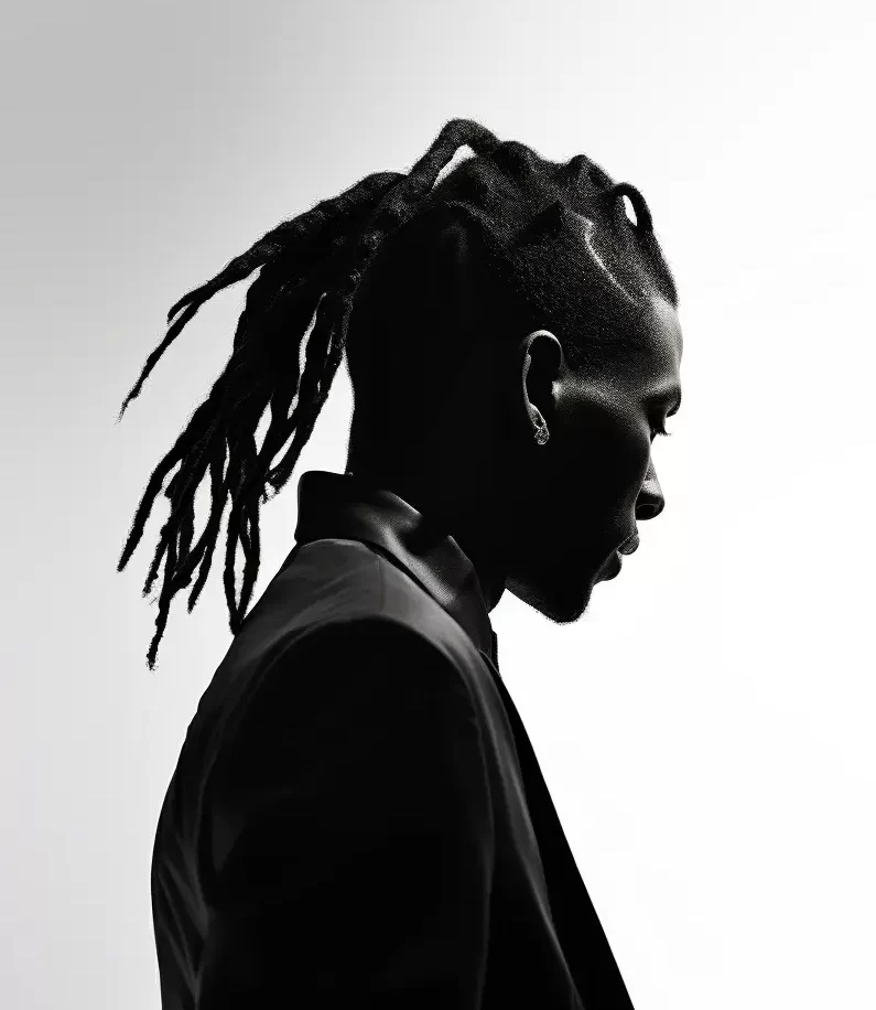 face side man silhouette photography
