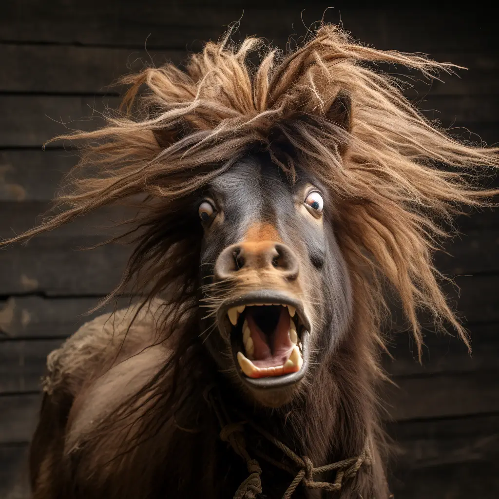 horse crazy fur portrait hair mane mania photography
