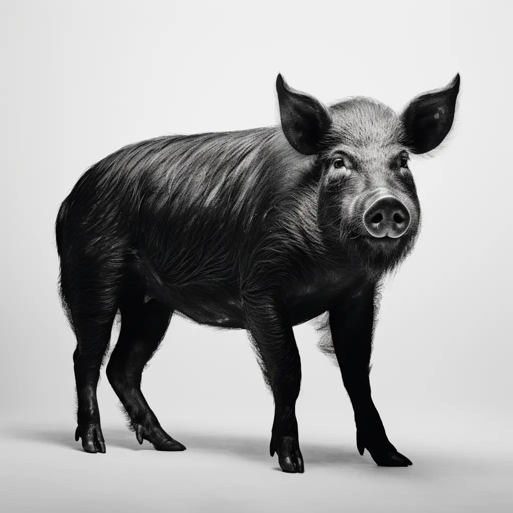 pig black photography face head silhouette