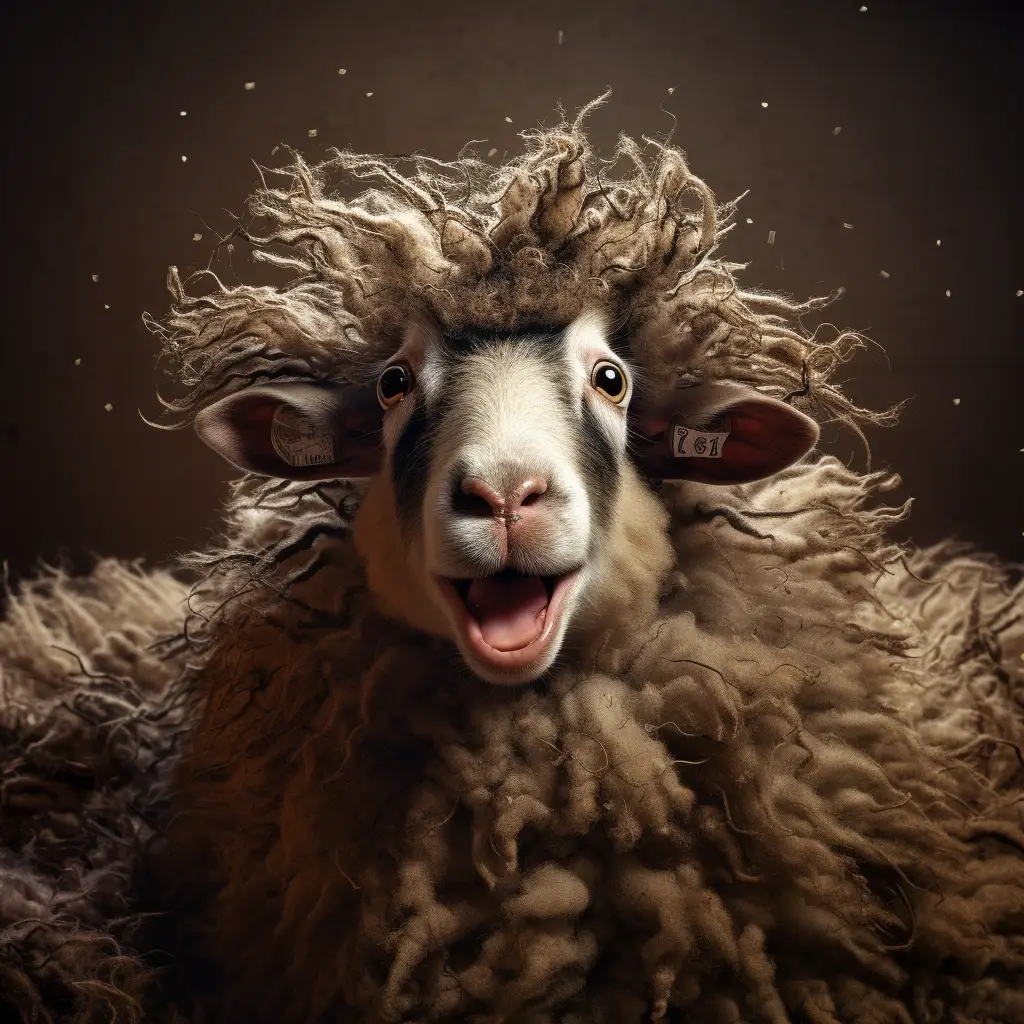 sheep crazy fur portrait hair mania mane photography