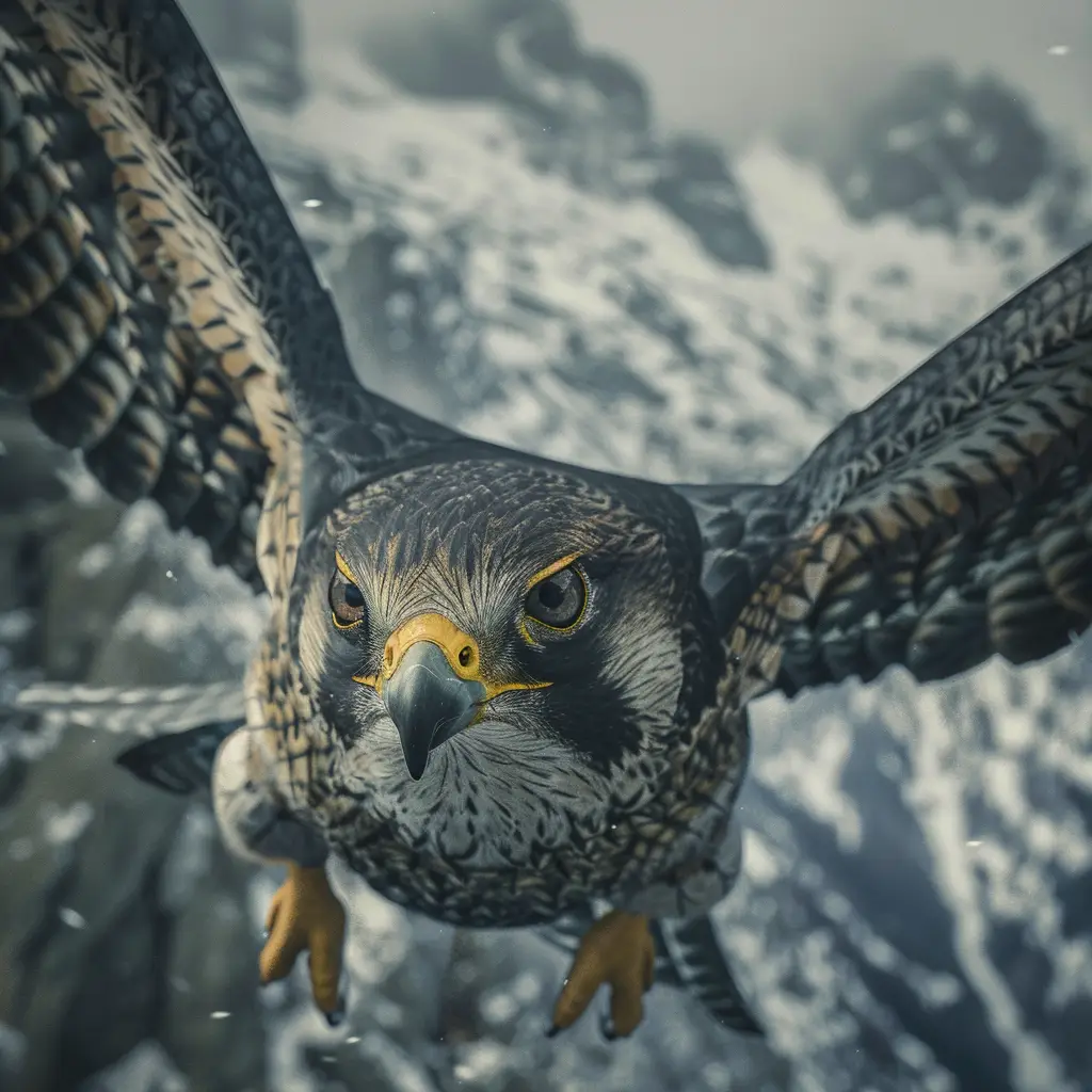 falcon fly flying sky hunt photography