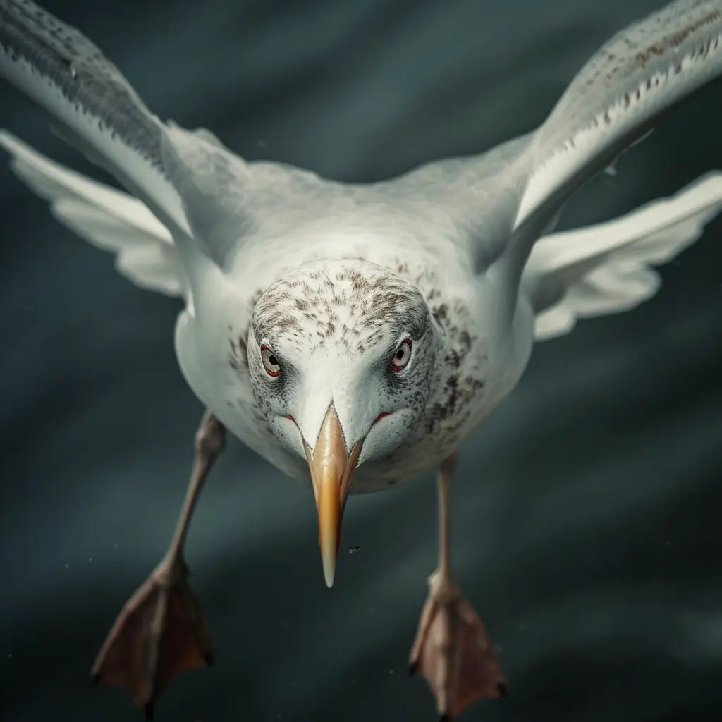 seagull gull fly flying hunt sky photography
