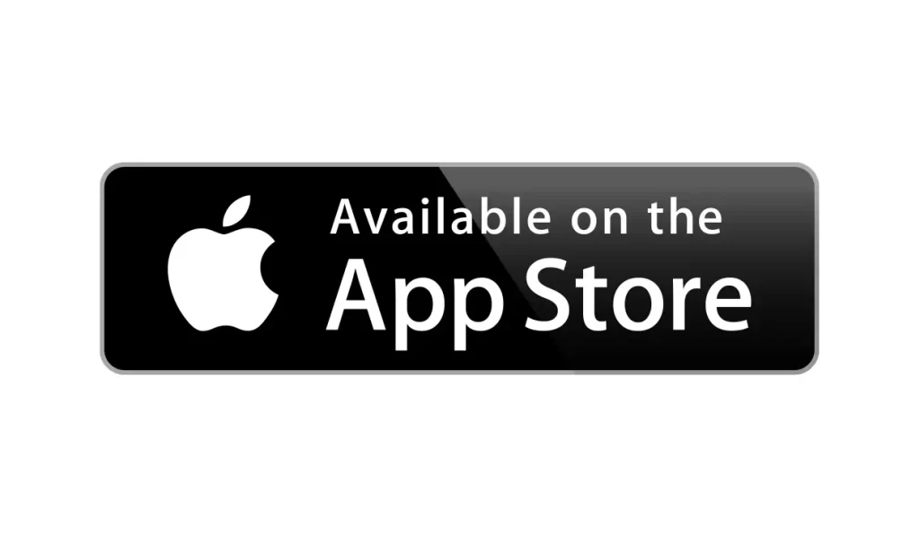 Apple App store Available on the app store vector logo