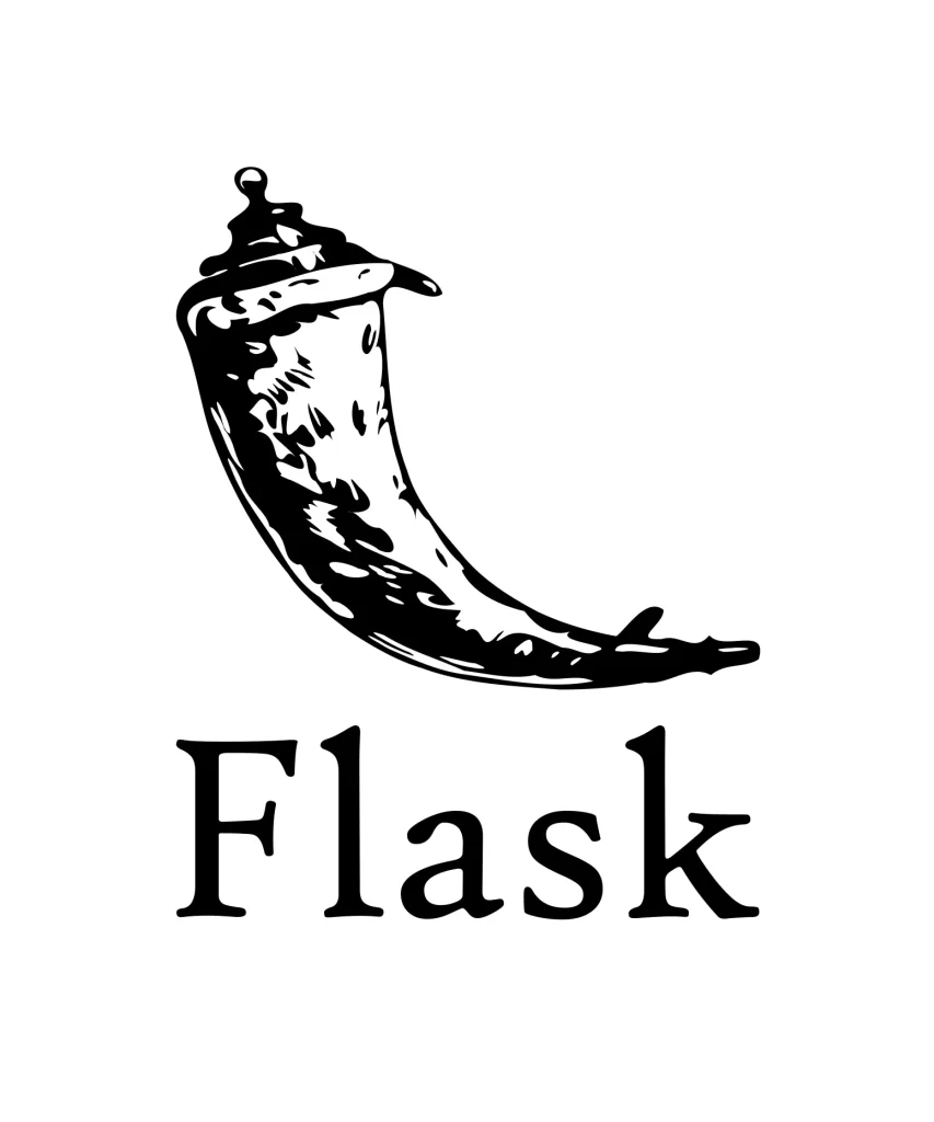 Flask vector logo