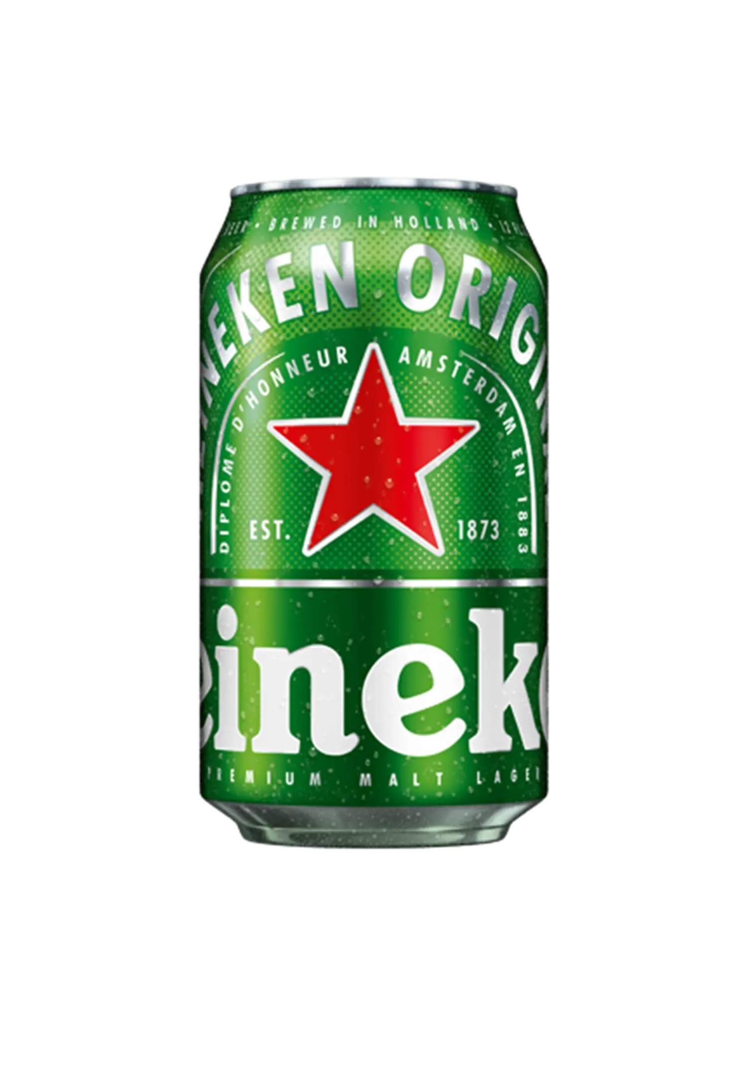 Heineken 1873 Amsterdam Lager Beer Can Packaging