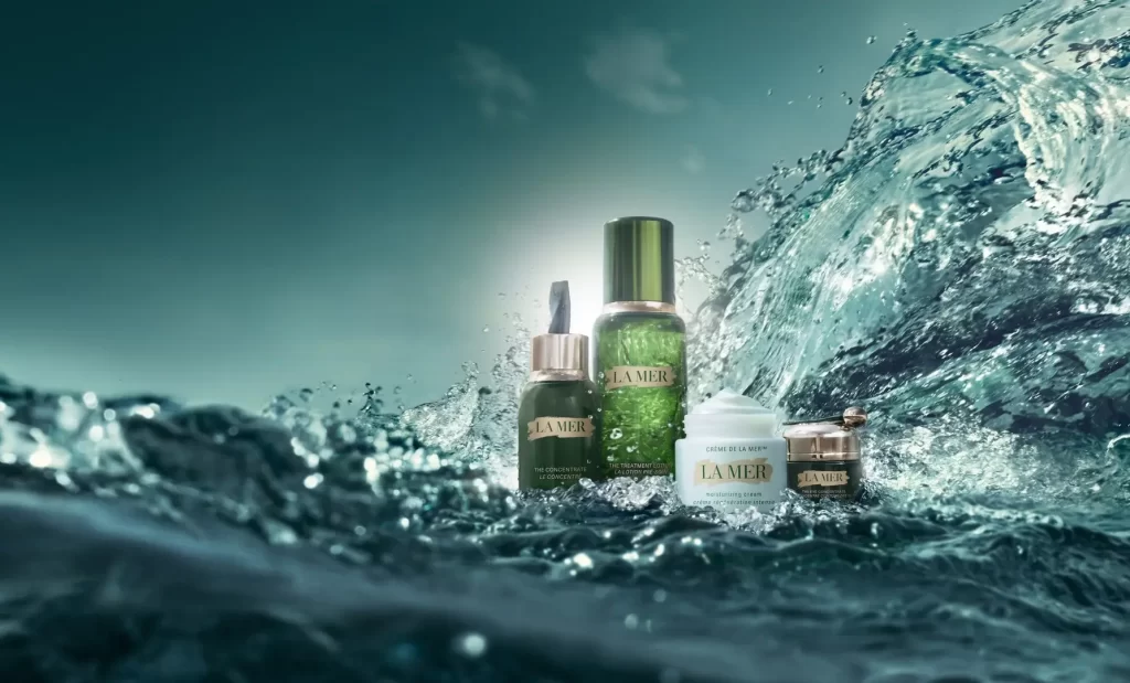 LA MER skincare group water wave