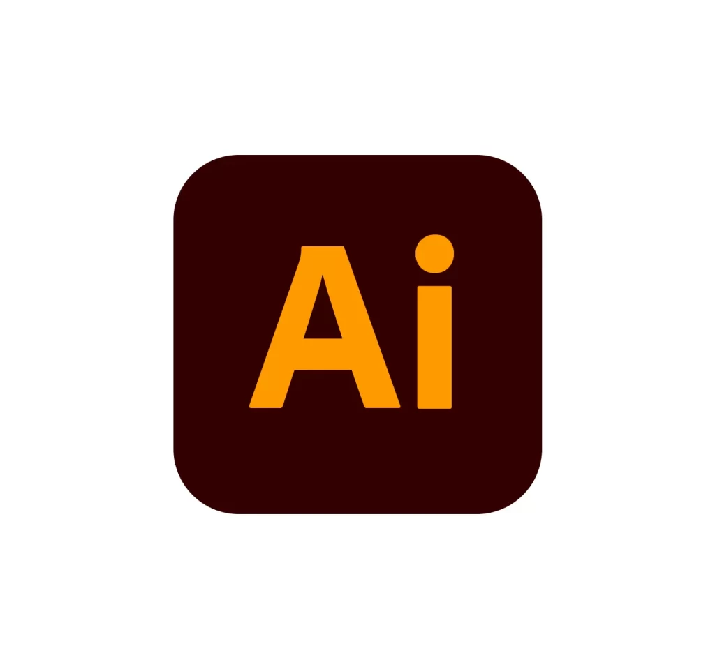 Adobe illustrator Ai logo icon vector