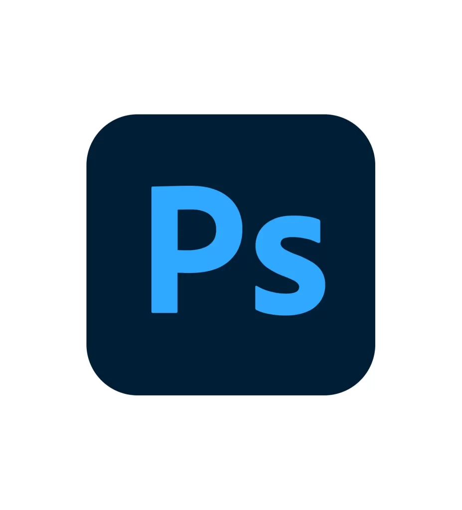 Adobe photoshop Ps logo icon vector