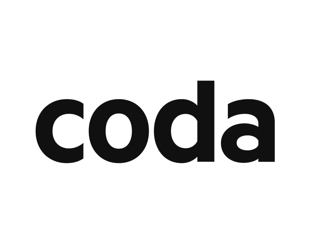 coda logo wordmark vector