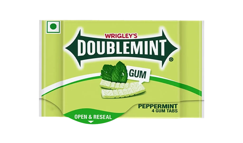 Doublemint chewing gum peppermint