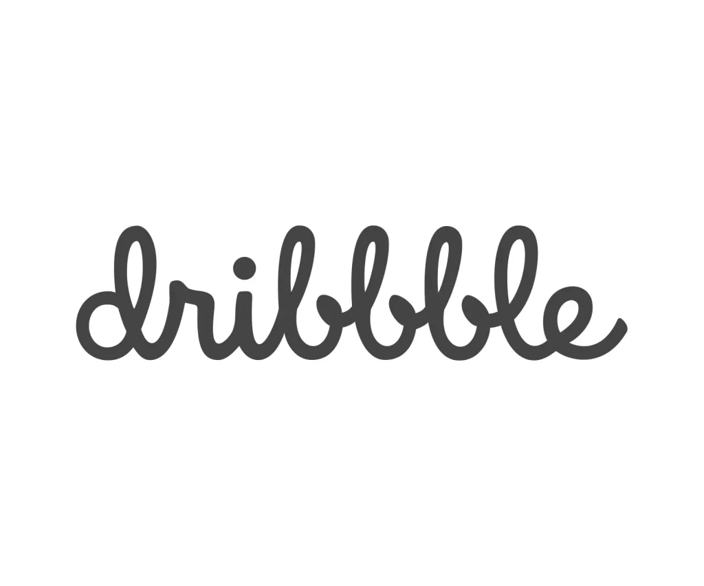 dribbble vector logo