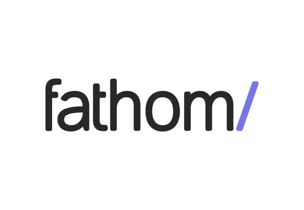 fathom logo wordmark vector