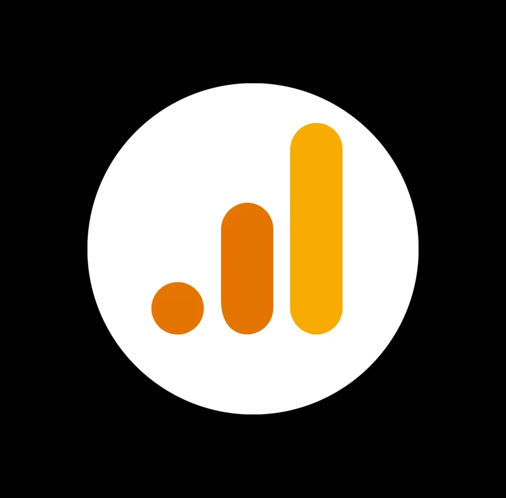 google analytics icone vector icon
