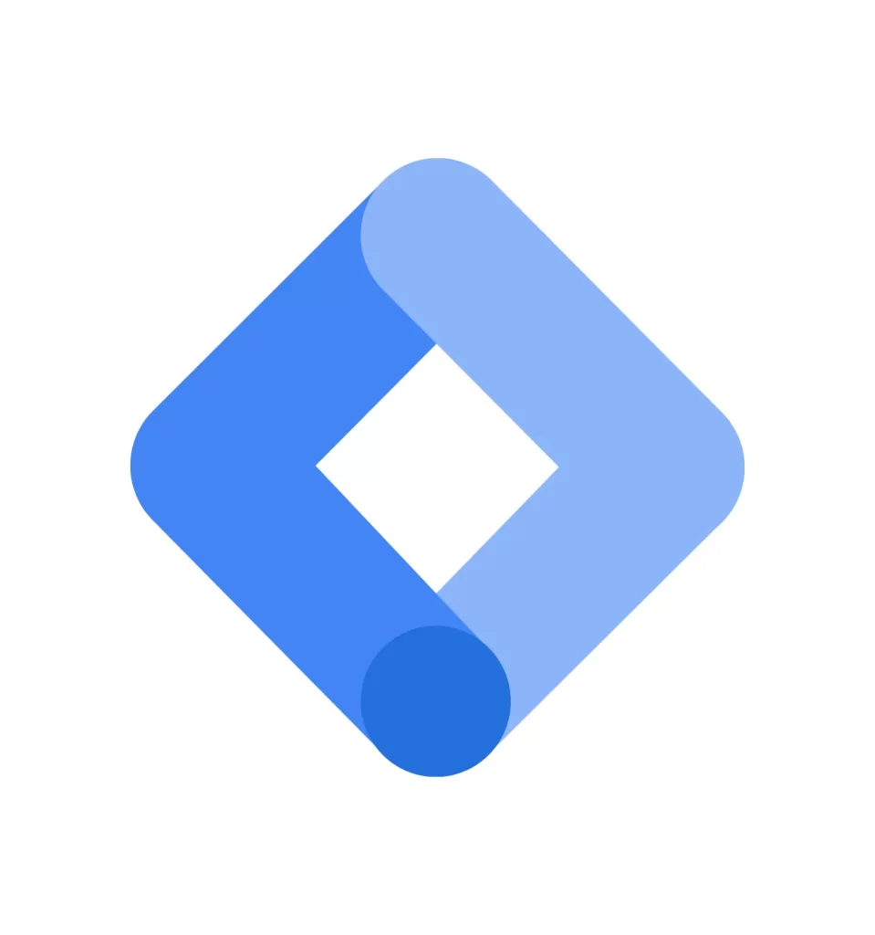 google tag manager logo vector