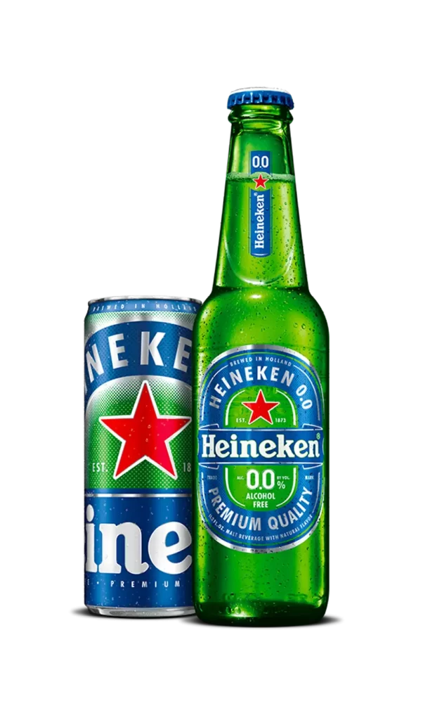 Heineken beer can bottle