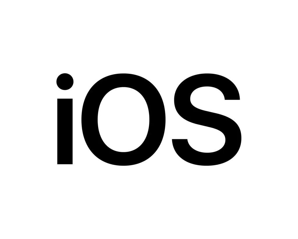 iOS vector logo