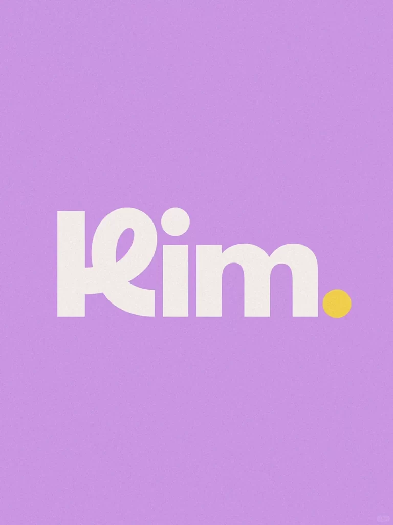 kim typography