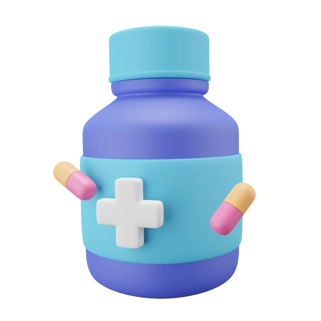 medicine cure C4D 3D Illustration