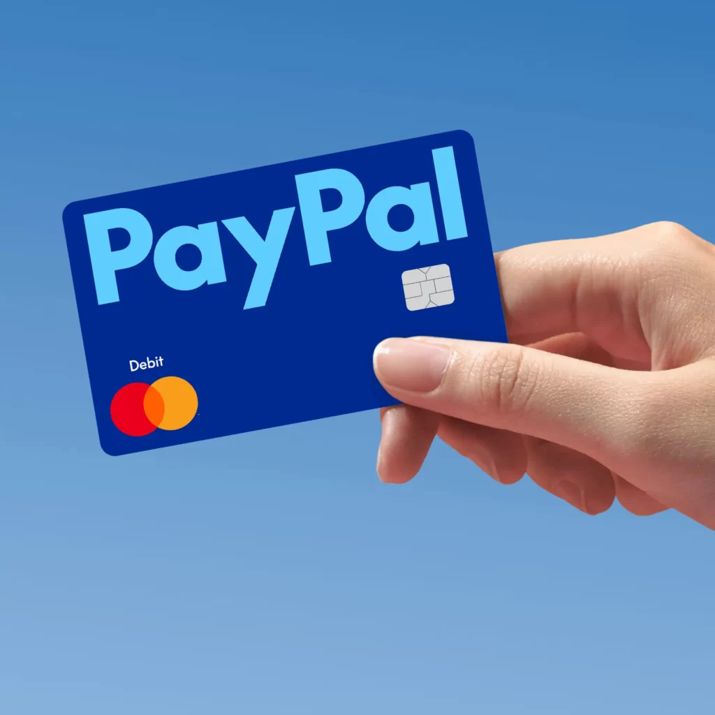 paypal hold hand card
