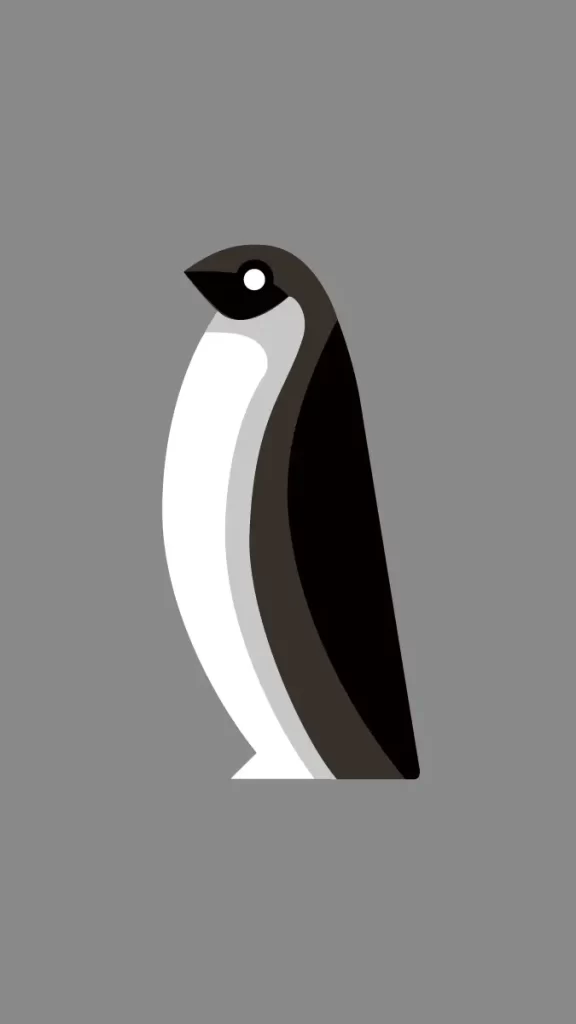 penguin bird graphic vector illustration