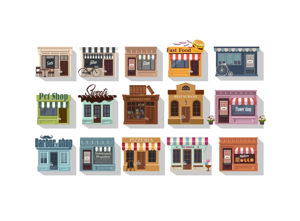 shop store vector illustration