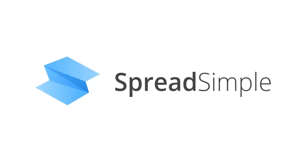 spread simple logo vector svg