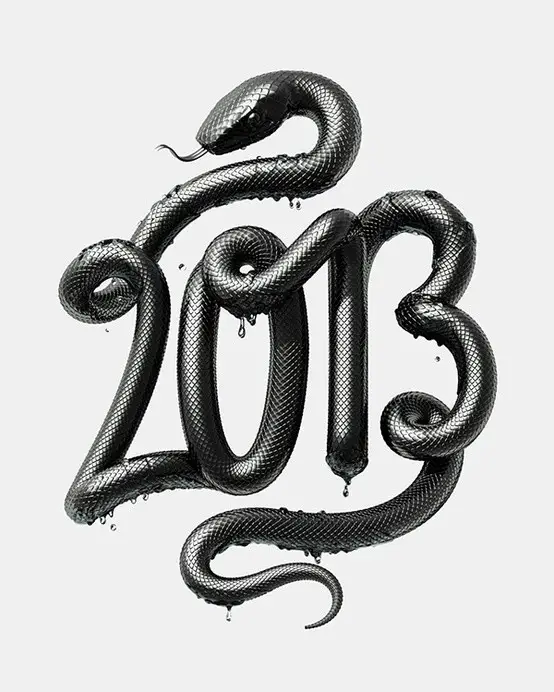 typography 2013 number