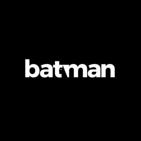 typography batman