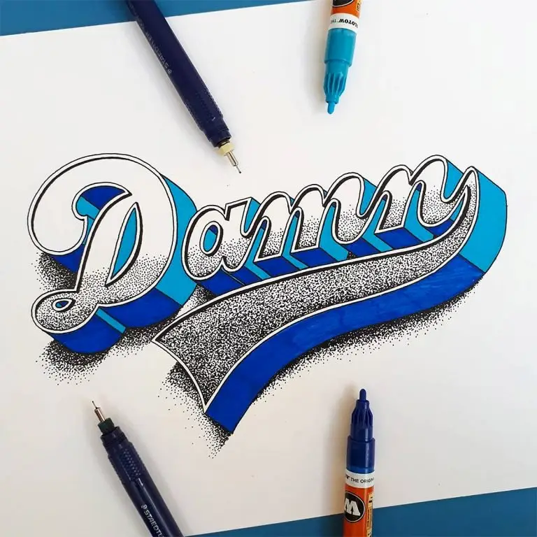 typography damn