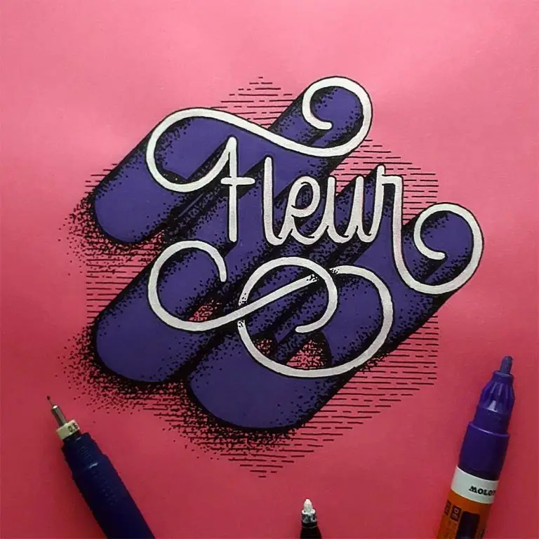 typography flew