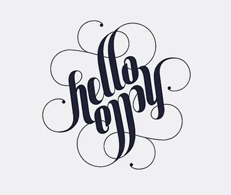 typography hello