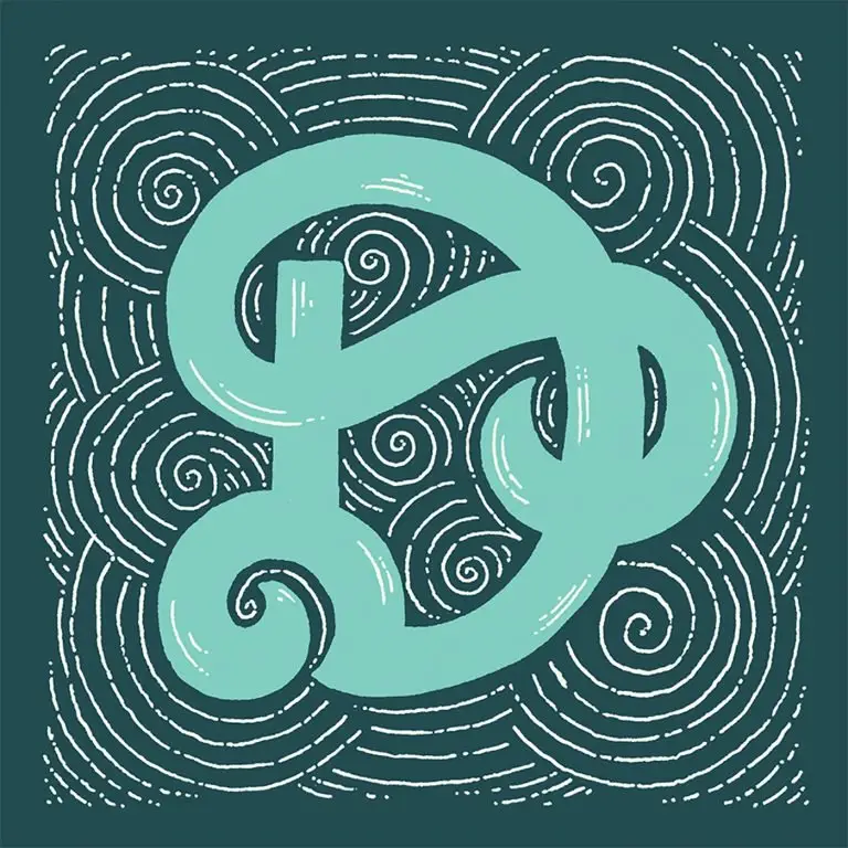 typography letter D
