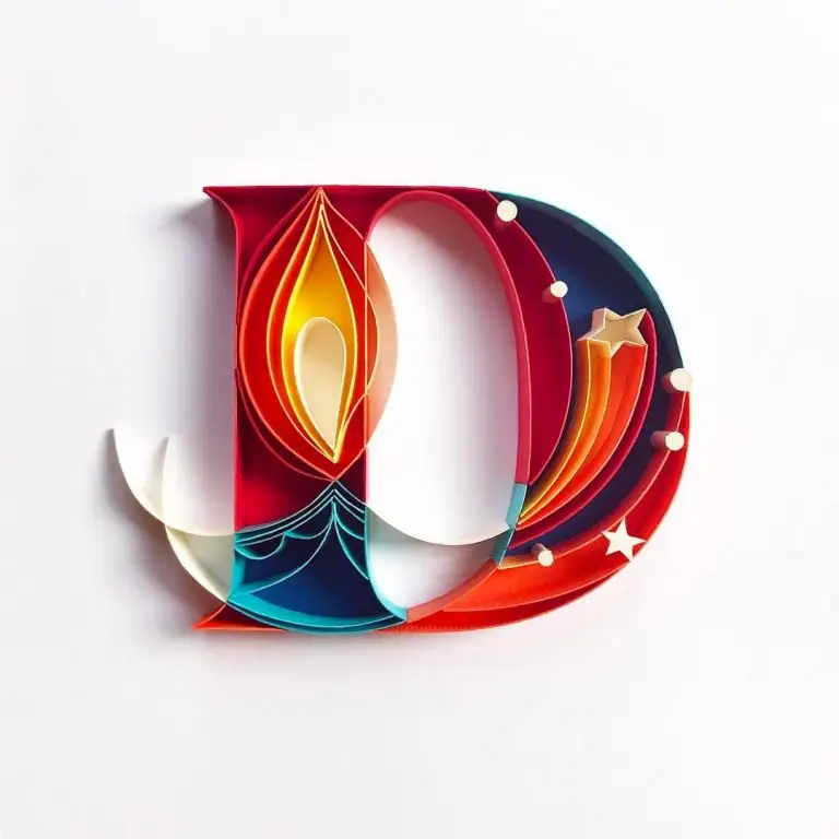 typography letter D
