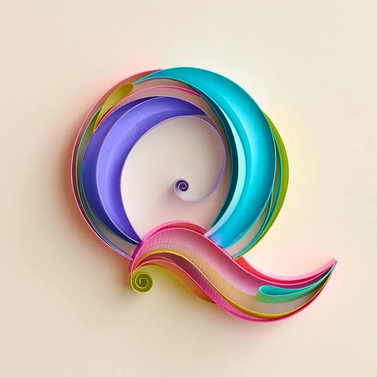typography letter Q