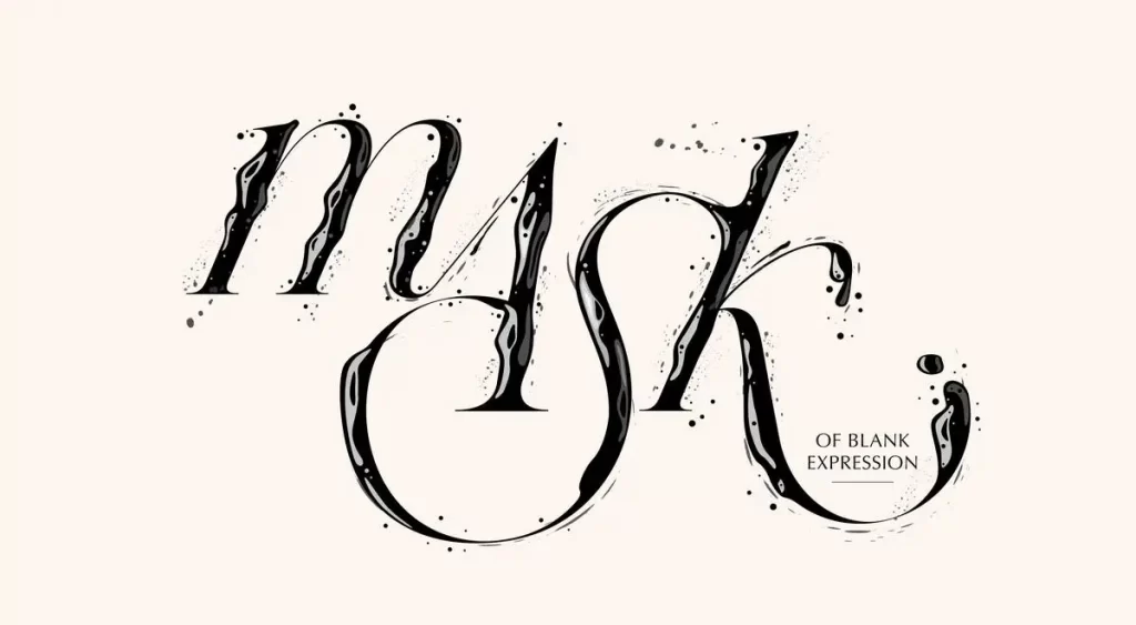 typography mask