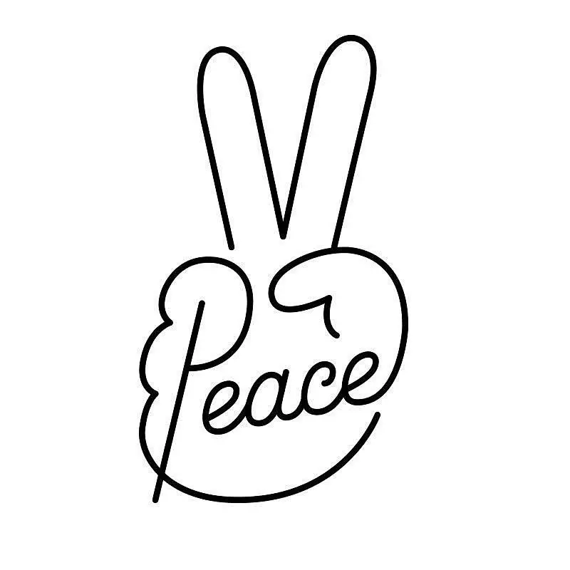 typography peace