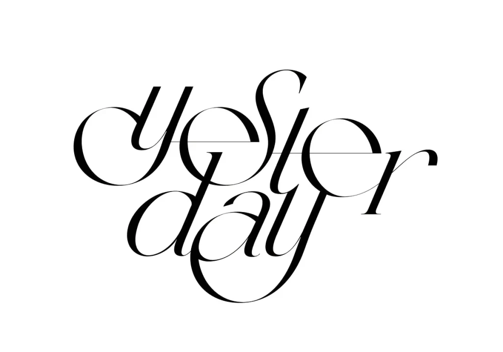 typography yesterday