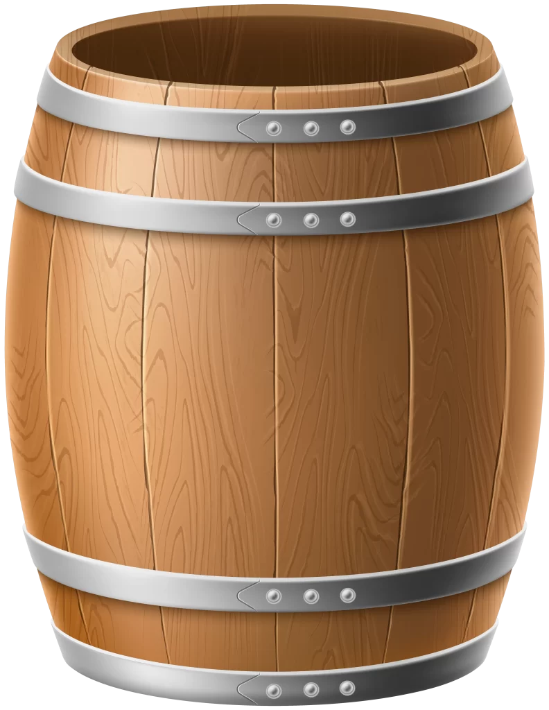 Whiskey Whisky wooden barrel wood illustration