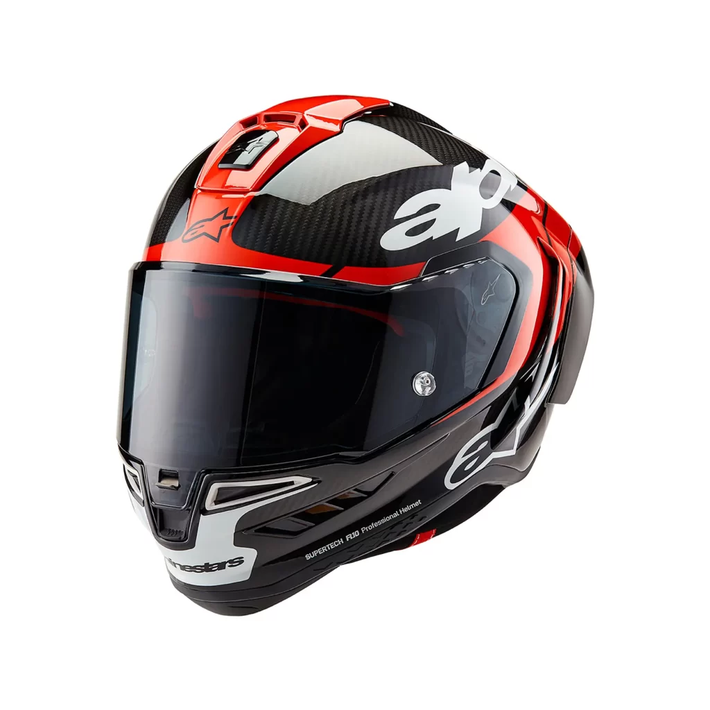 Alpinestars supertech R10 element helmet carbon red