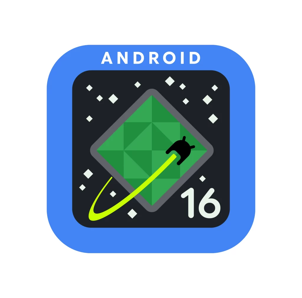 Android 16 Developer Preview Logo vector