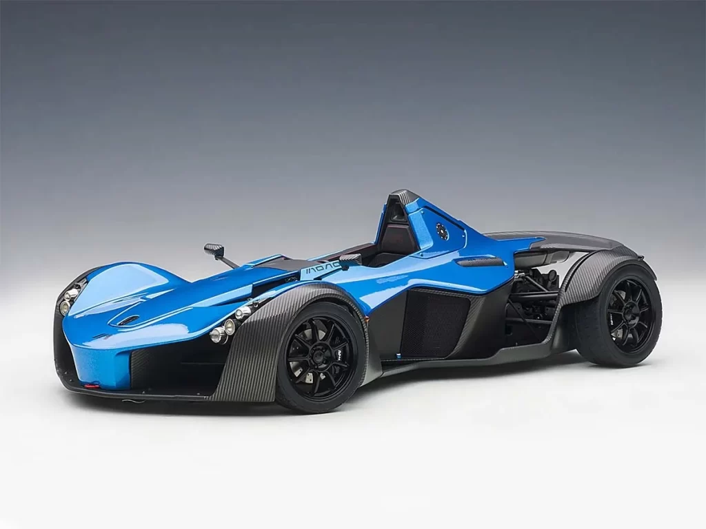 BAC Mono Metallic Blue Model Car Autoart