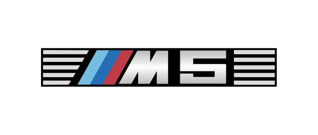 BMW M5 vector logo typography