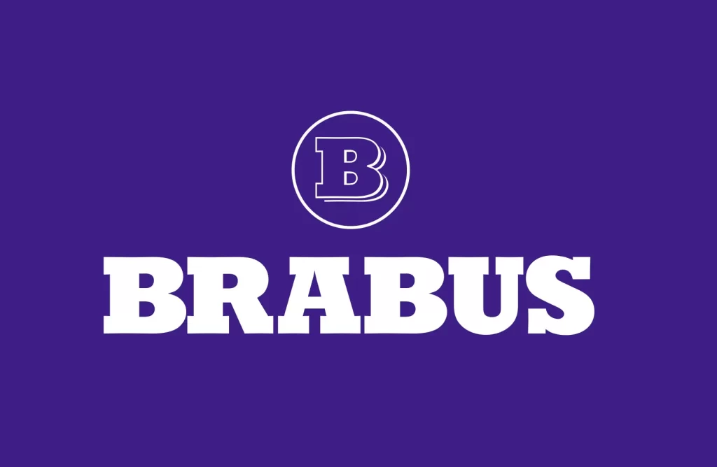 Brabus vector white logo
