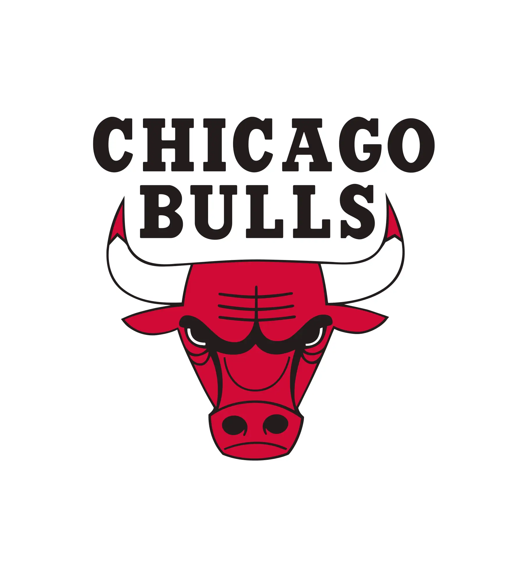 Chicago Bulls NBA vector logo design