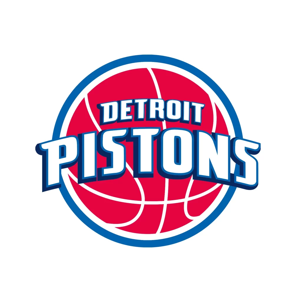 NBA vector logo Detroit Pistons DET