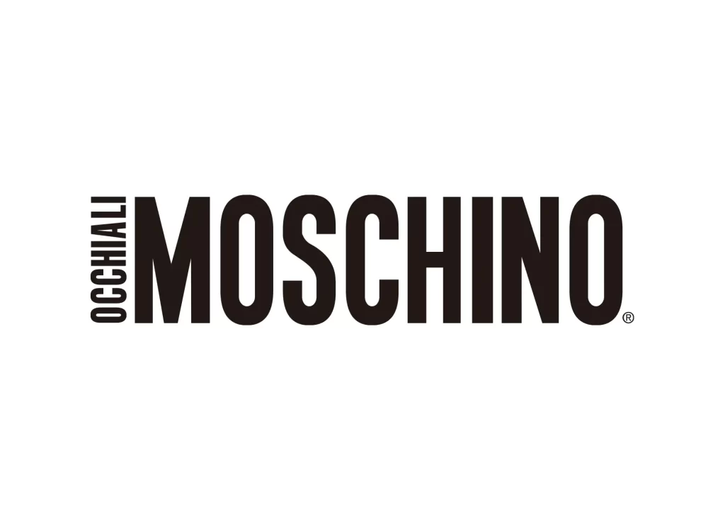 Occhiali Moschino glasses logo vector