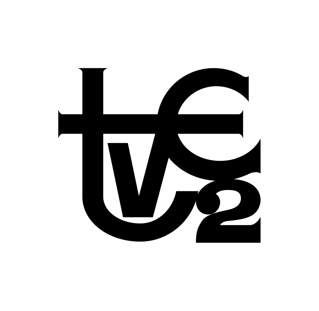 Spain’s TVE2 television network vector logo