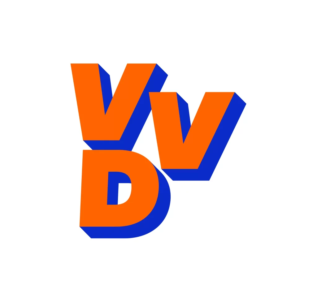 Volkspartij voor Vrijheid en Democratie VVD the People’s Party for Freedom and Democracy of the Netherlands vector logo